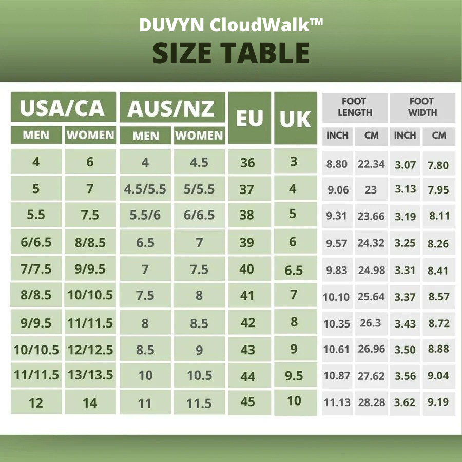 DUVYN CloudWalk™ Feather-Soft, Pain-Free Everyday Shoes