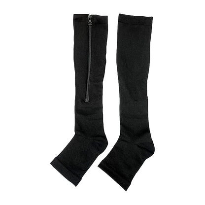 DUVYN MediSock Medical Open-Toe Compression Socks for Foot & Leg Support
