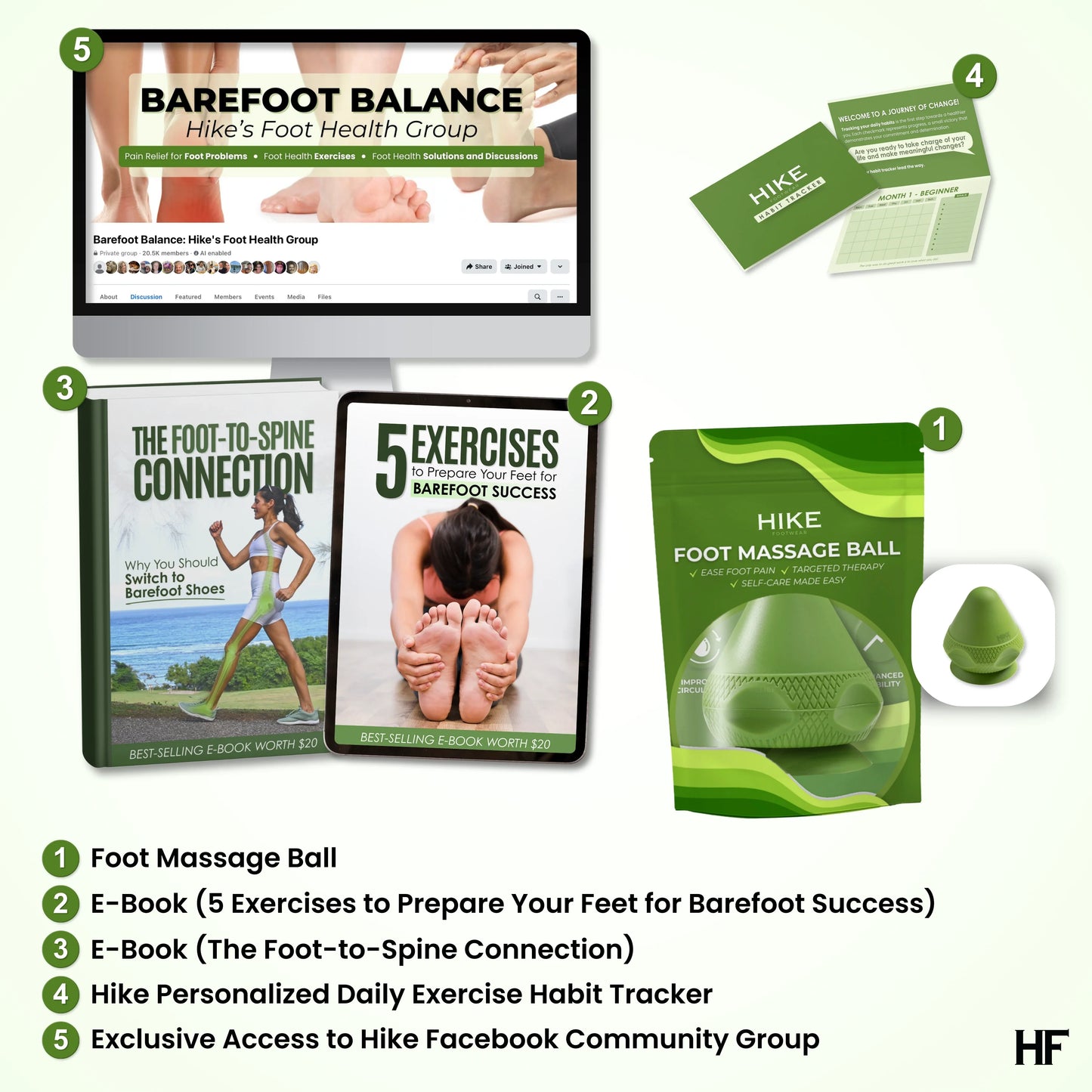 HF Foot Massage Ball – For Foot Relaxation and Daily Comfort