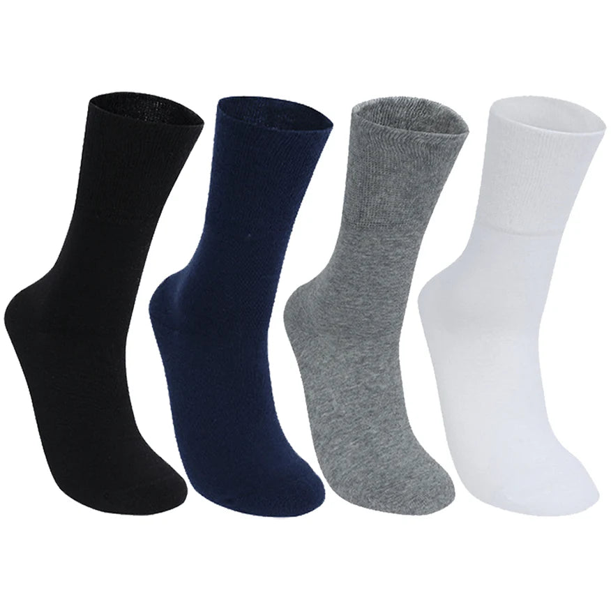DUVYN DiaSock Medical Diabetic Socks for Foot Comfort & Circulation Support (4-Pack)
