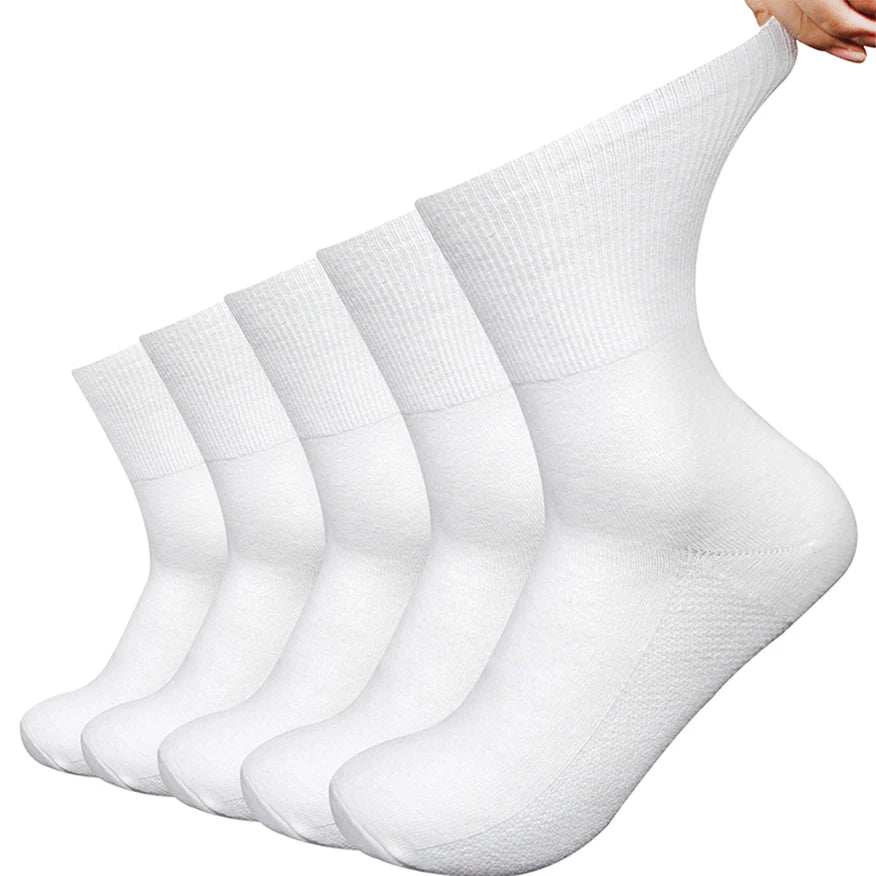 DUVYN DiaSock Medical Diabetic Socks for Foot Comfort & Circulation Support (4-Pack)